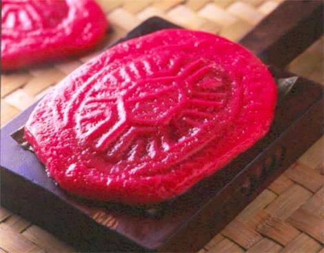祭拜祖先牌位傳統糕點紅龜粿